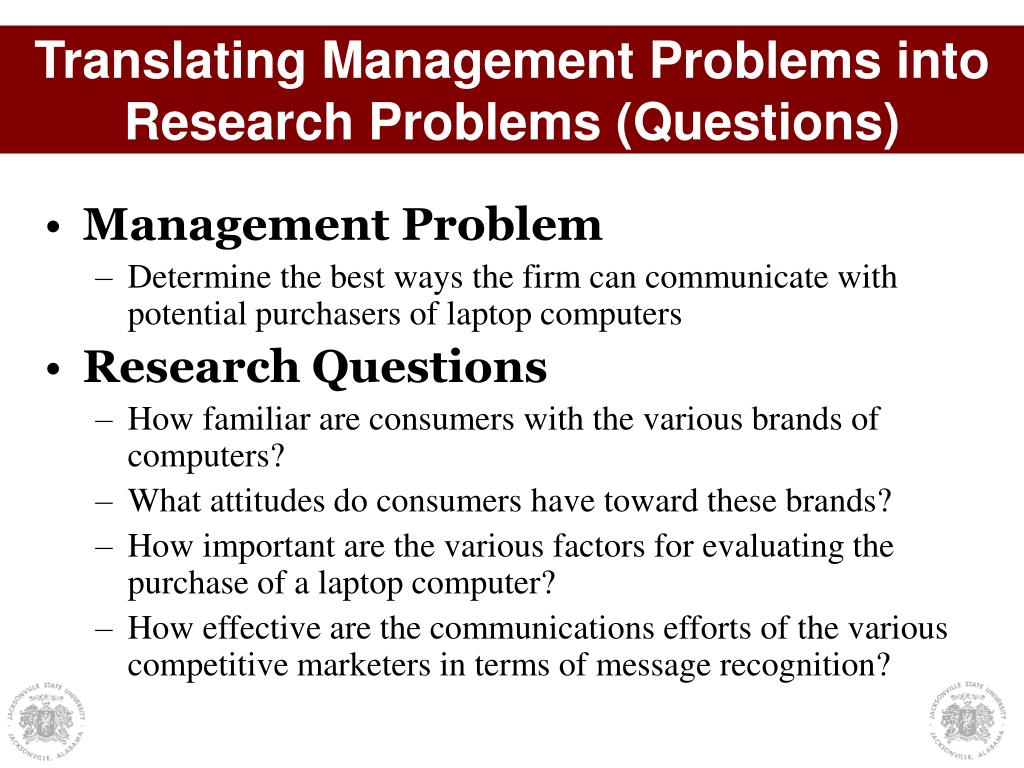 research management problems