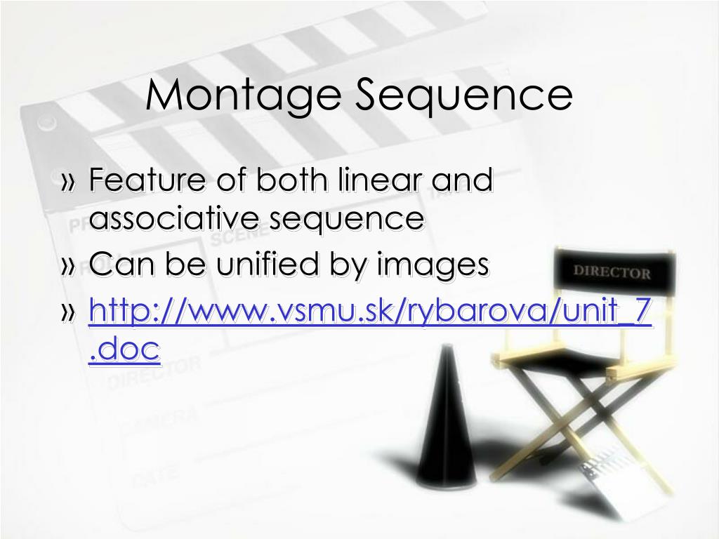 associative montage definition film