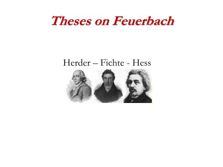 thesis of feuerbach Karl marx theses on feuerbach from frederick engels, ludwig feuerbach and. thesis of feuerbach Karl marx theses on feuerbach from frederick engels, ludwig feuerbach and.