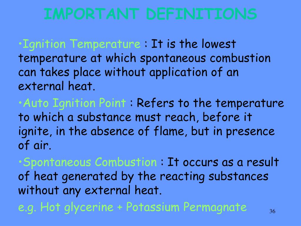 Definition 2024 of ignition