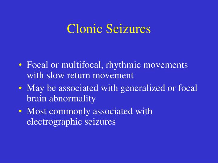 PPT - Neonatal Seizures PowerPoint Presentation - ID:1130008