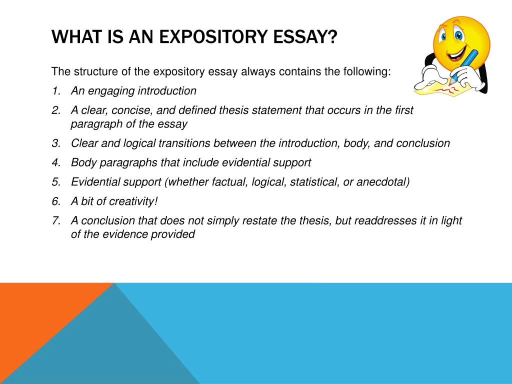 how to write expository essay ppt