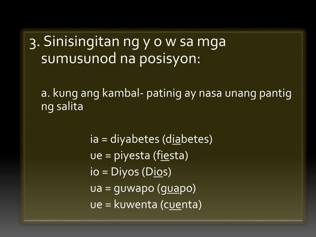 PPT - ORTOGRAPIYA NG WIKANG FILIPINO PowerPoint Presentation, free