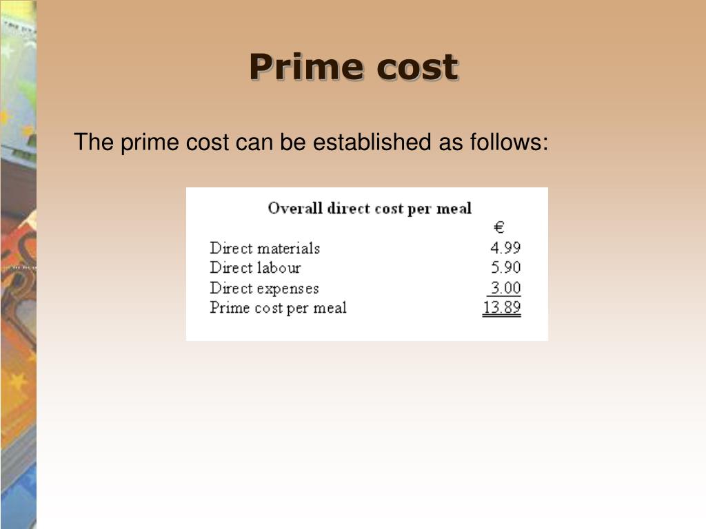 What Is Prime Cost? Definition, Formula, Calculation, and Purpose
