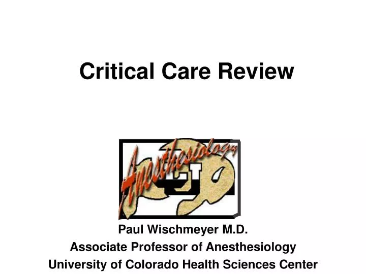critical care review n.