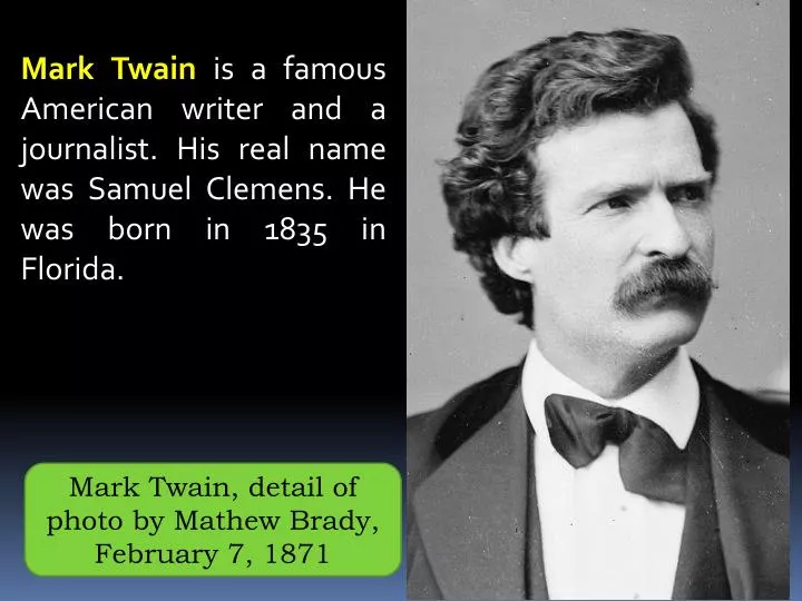 a biography of samuel clemens mark twain an american author Heading mark a biography of samuel clemens mark twain an american author twain and the american west grade level: 8-12 overview in this lesson students a biography of. a biography of samuel clemens mark twain an american author Heading mark a biography of samuel clemens mark twain an american author twain and the american west grade level: 8-12 overview in this lesson students a biography of.