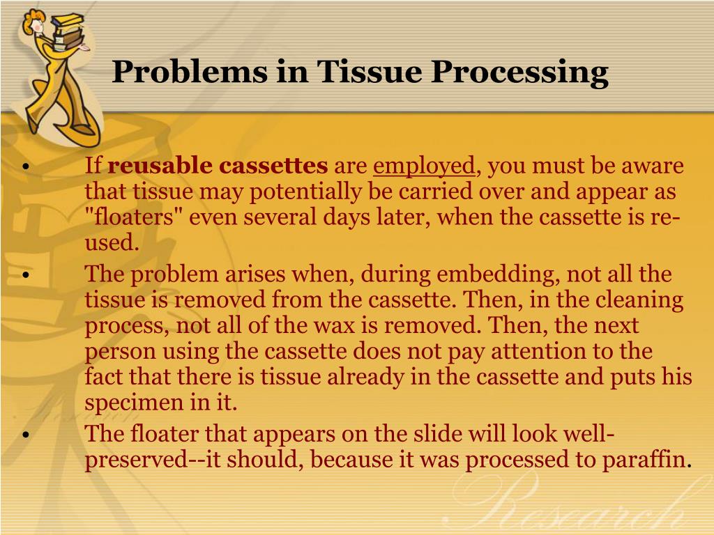 solução de problemas de processamento de tecidos