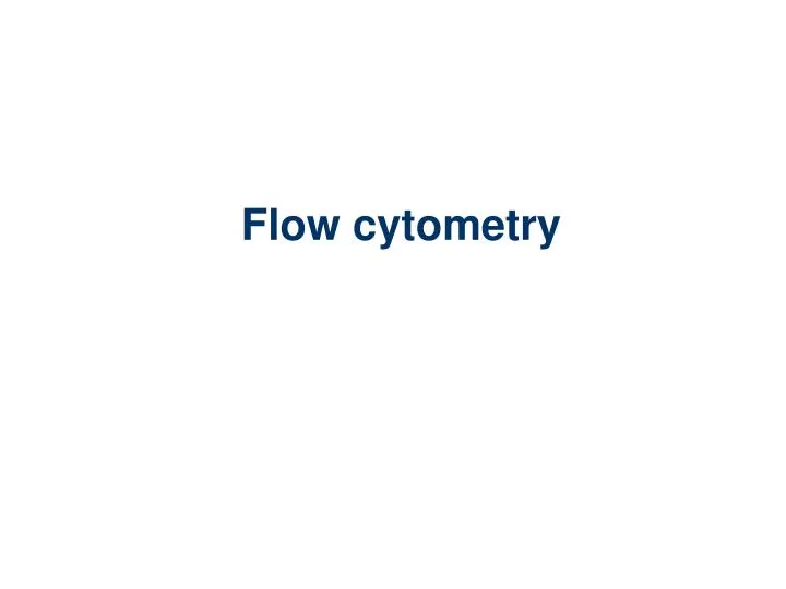 flow cytometry n.
