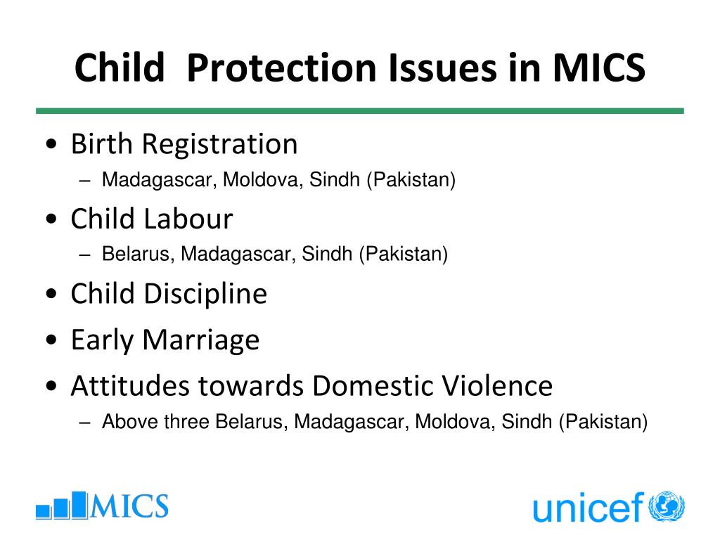 PPT Multiple Indicator Cluster Surveys Data dissemination and further