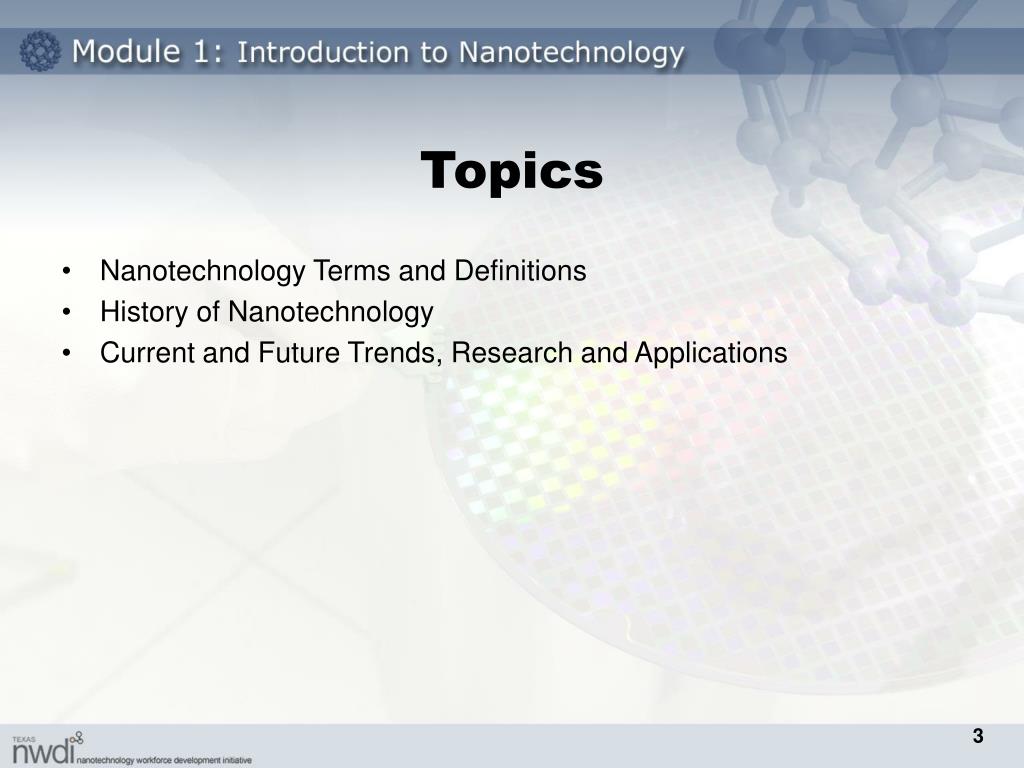 nanotechnology related thesis topics