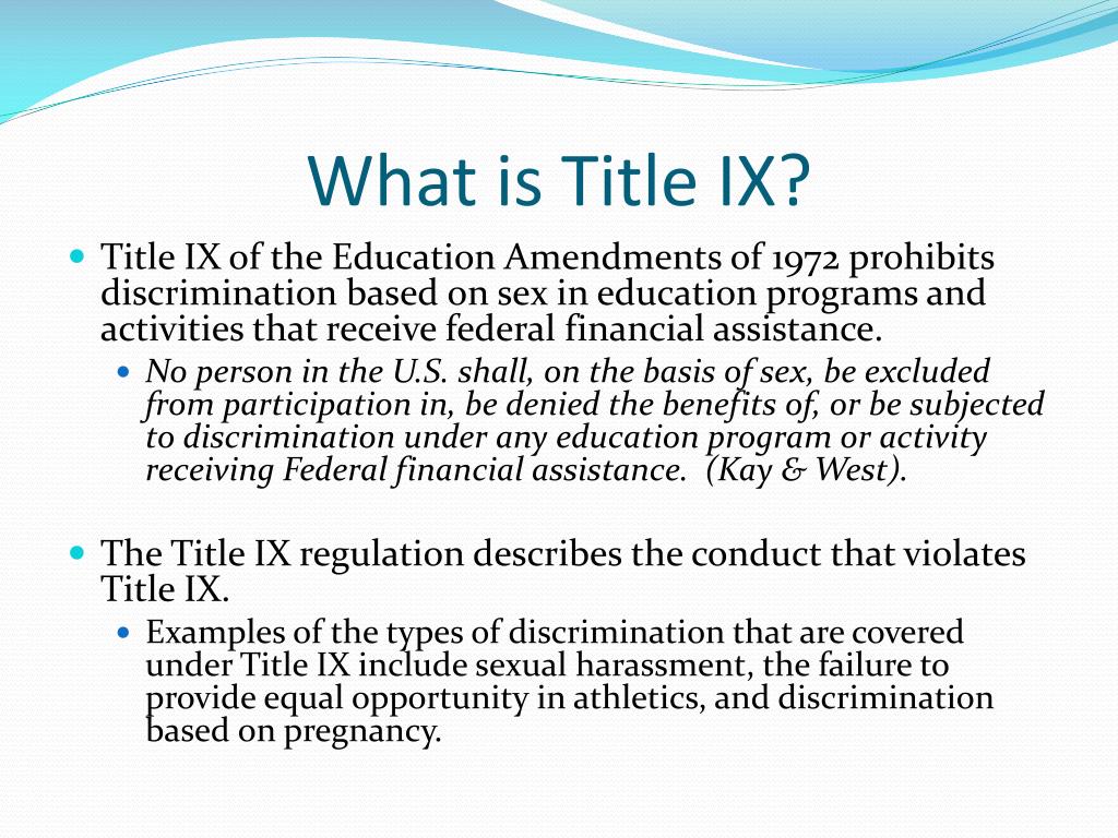 What Is Title Ix