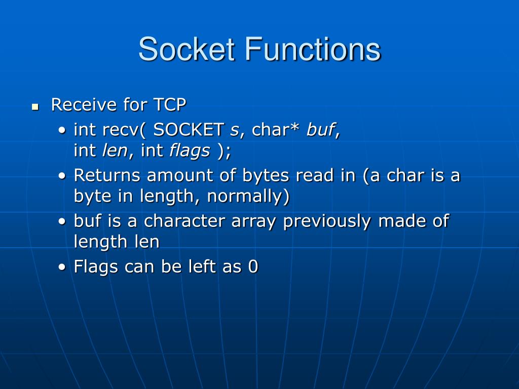 PPT Practical Sockets and Threads Derek Weitzel PowerPoint