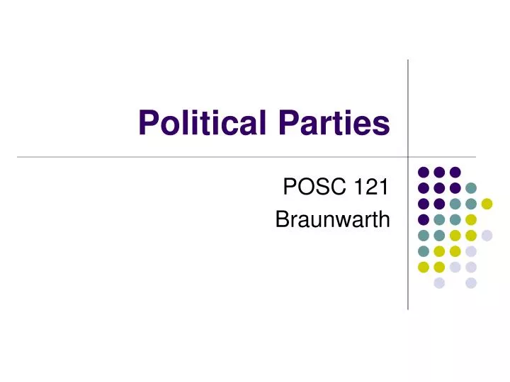 political parties n.