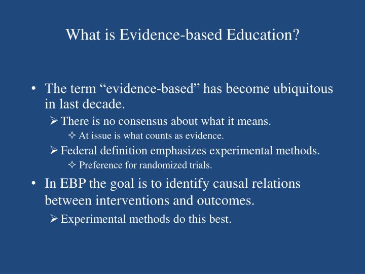 PPT - Including Parents in Evidence-based Education PowerPoint ...