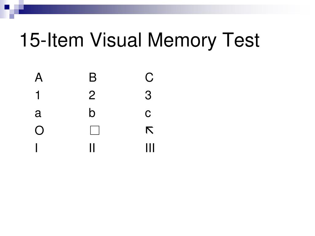 digit span working memory test digit span working memory test