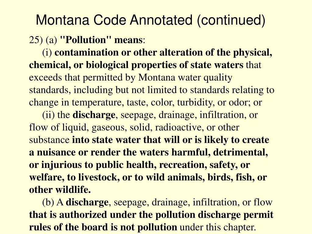 PPT Stormwater Control Requirements for Construction Sites in Montana