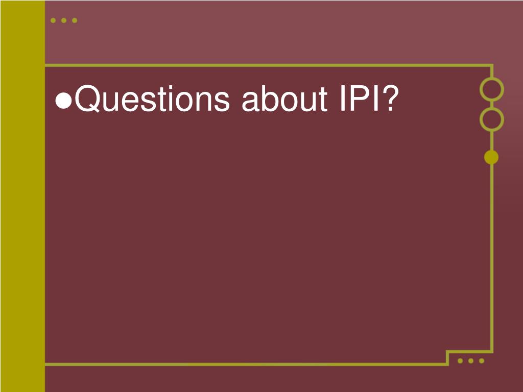 PPT What Is IPI Instructional Practices Inventory PowerPoint 