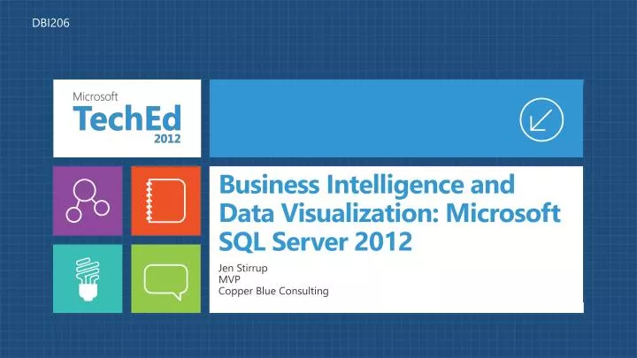 PPT - Business Intelligence and Data Visualization: Microsoft SQL ...
