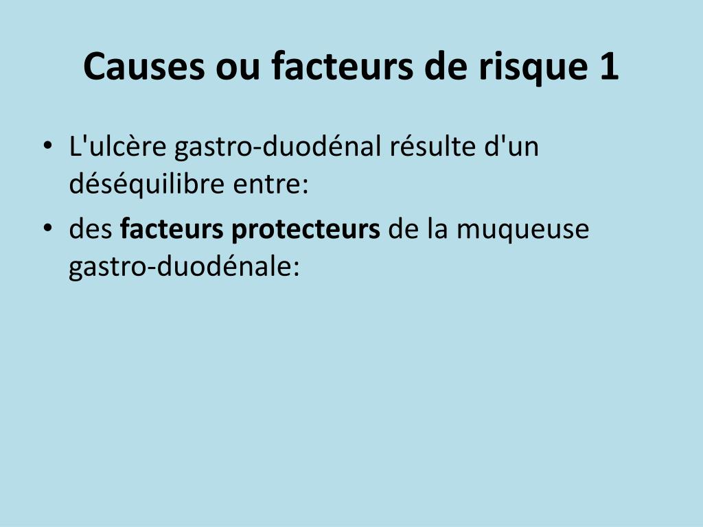PPT - Ulcère gastro-duodénal PowerPoint Presentation, free ...