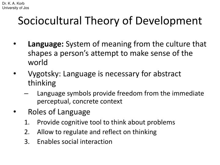 PPT - Vygotsky’s Sociocultural Theory PowerPoint Presentation - ID:1141145