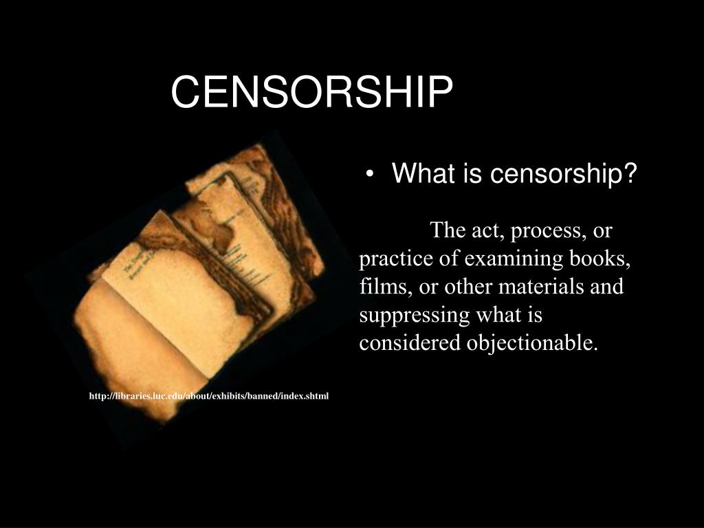 censorship master thesis