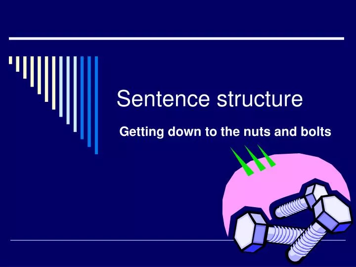 presentation on sentence structure