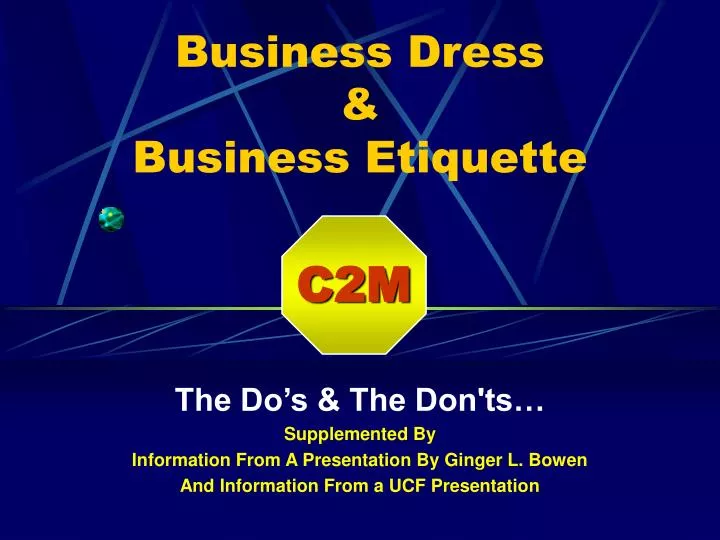 business dress business etiquette n.