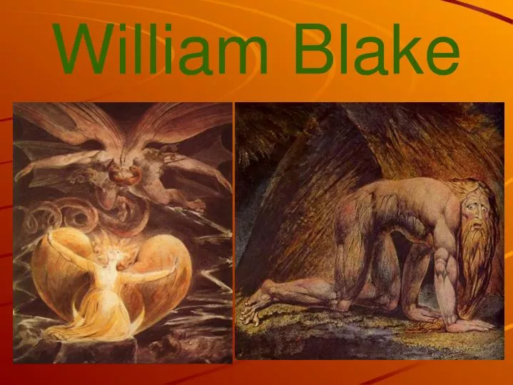 Ppt William Blake Powerpoint Presentation Free Download Id