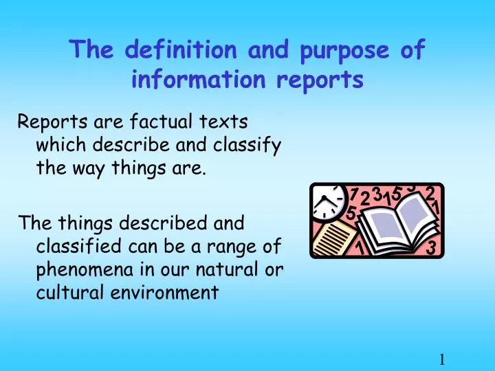 what are the two purpose of information