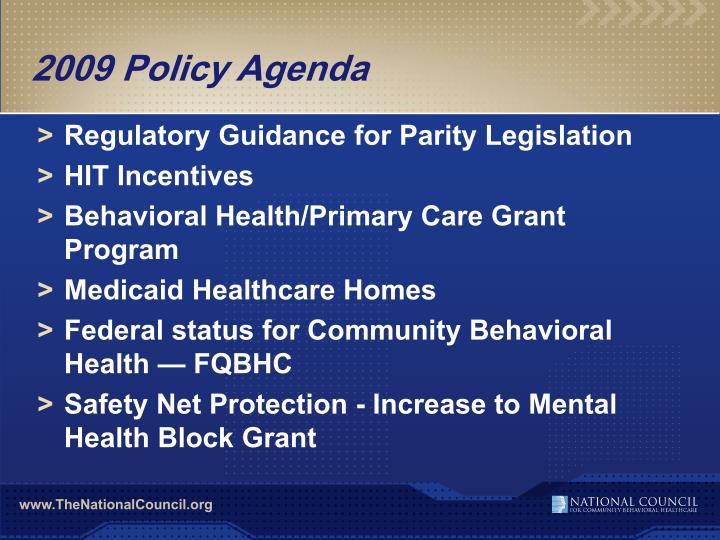PPT The National Council for Community Behavioral