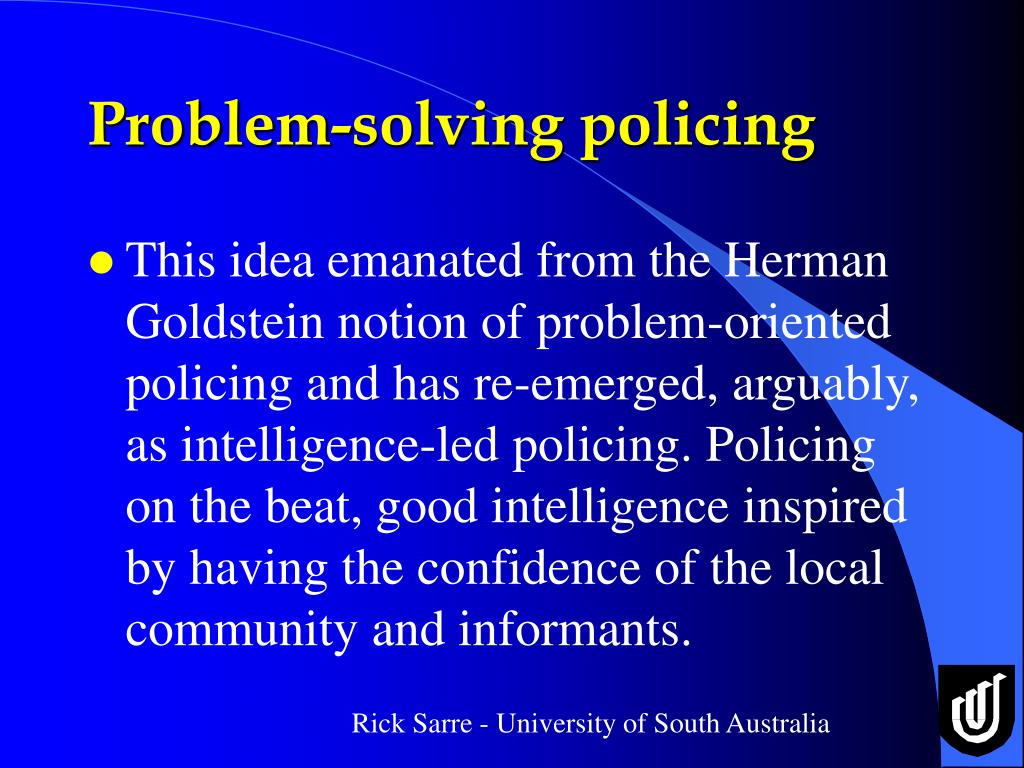 problem solving theory of policing