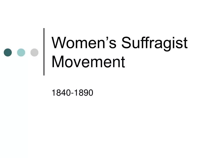 women s suffragist movement n.