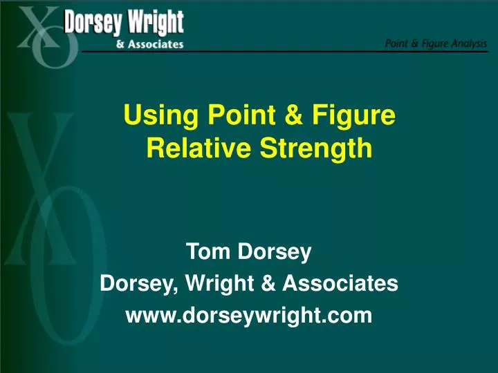 Point And Figure Charting Written By Thomas Dorsey