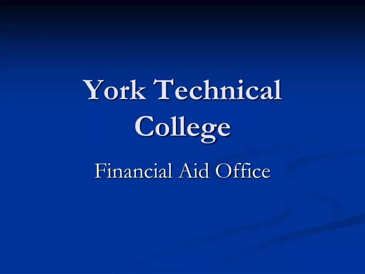 york technical college n.