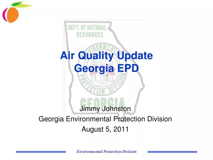 PPT Air Quality Update EPD PowerPoint Presentation, free