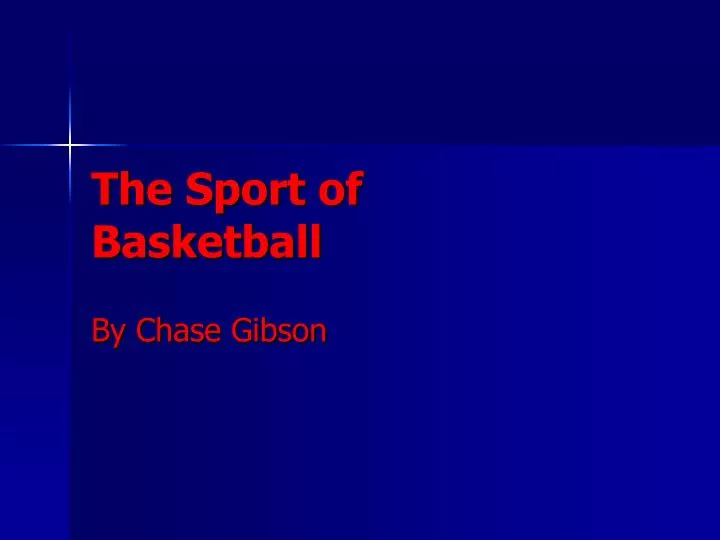 the sport of basketball n.