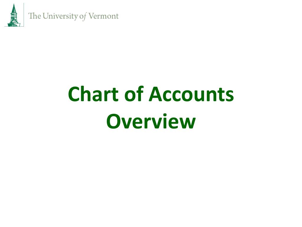 Usfr Chart Of Accounts