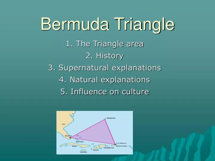 Bermuda triangle paper presentation