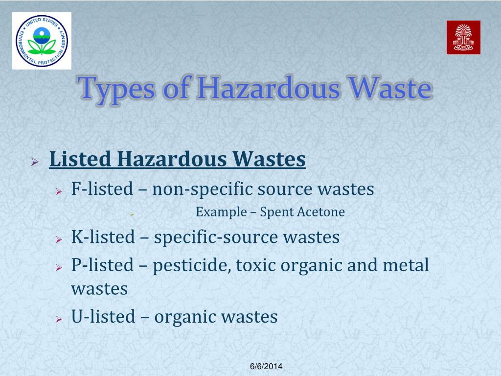 PPT USC EH&S Hazardous Waste Training PowerPoint Presentation ID