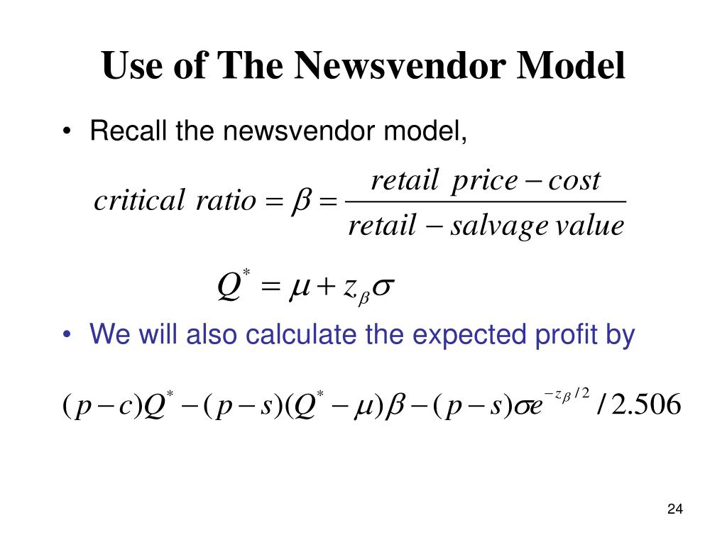 literature review newsvendor model