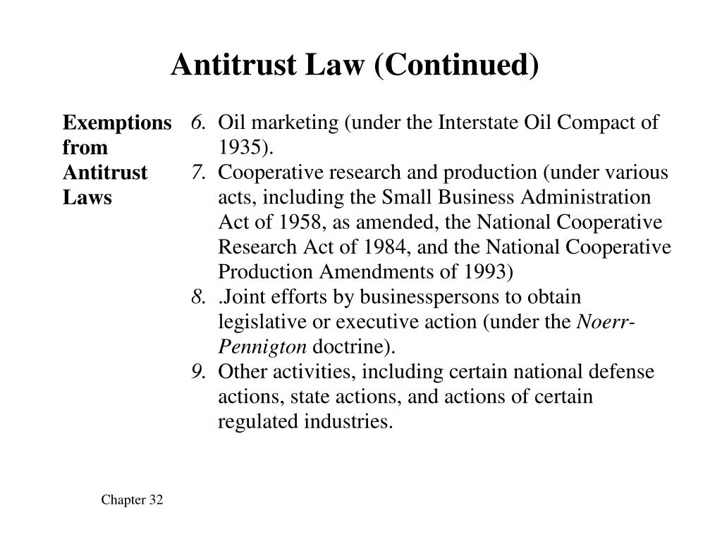 PPT - Antitrust Law PowerPoint Presentation, free download - ID:1153917