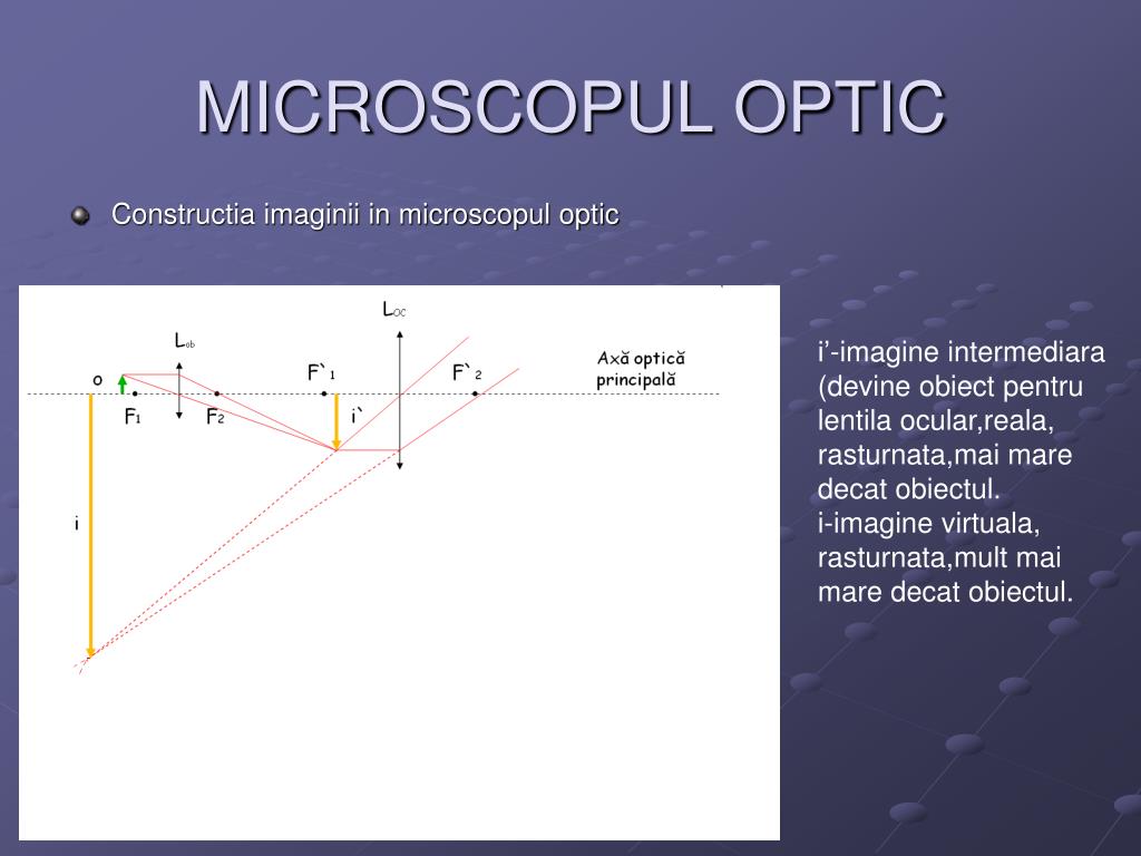 PPT - MICROSCOPUL OPTIC PowerPoint Presentation, free download - ID:1156231