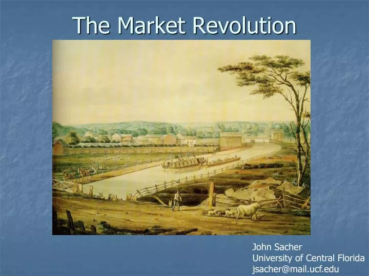 market revolution essay