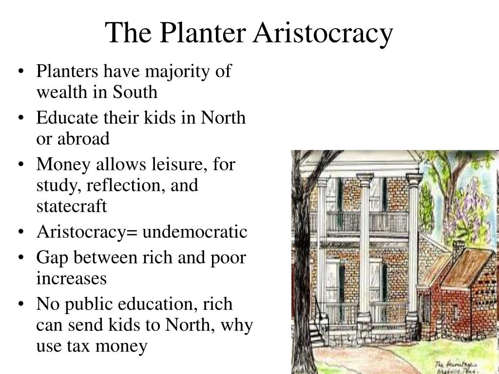 Planter Aristocracy Cottonocracy