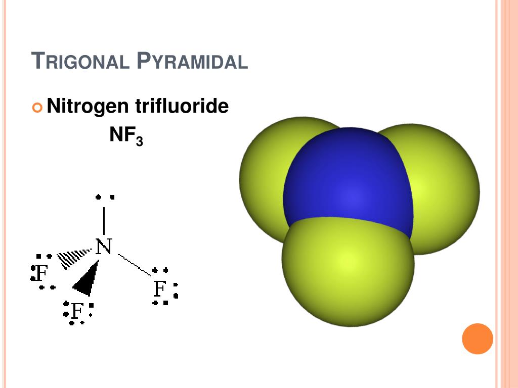 Nitrogen trifluoride NF3.