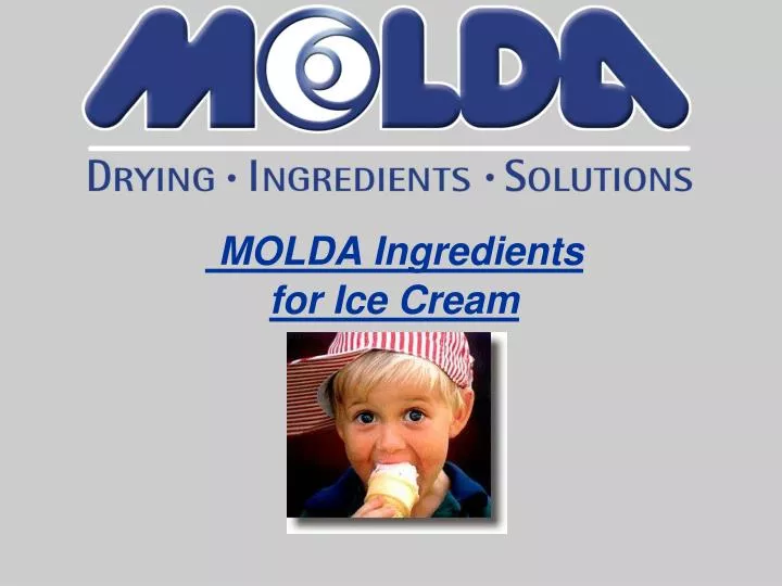molda ingredients for ice cream n.