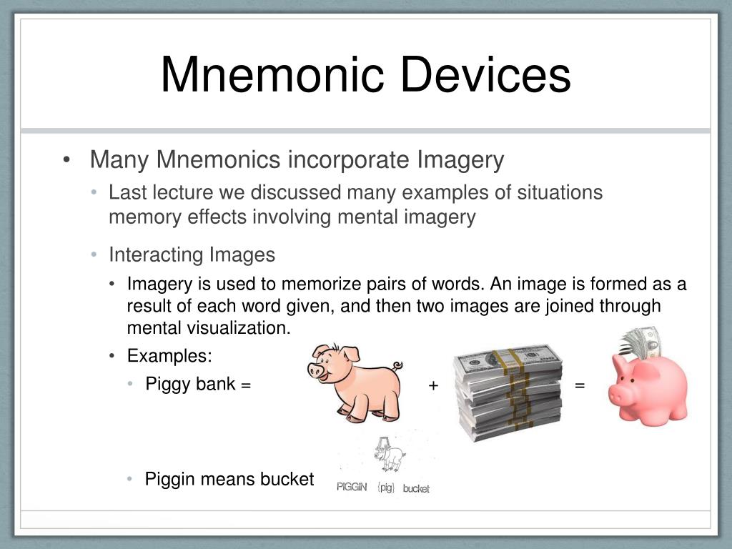 Mnemonic Device Mnemonic Device