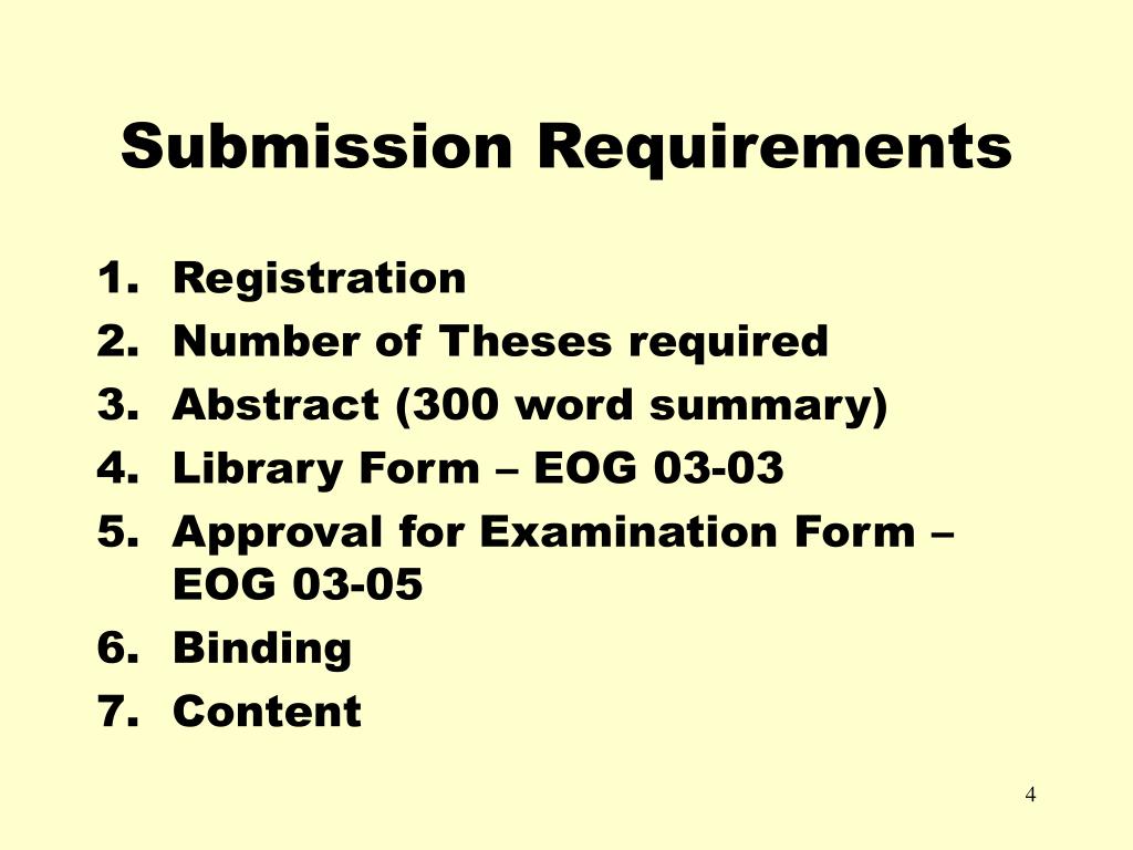 phd submission rules
