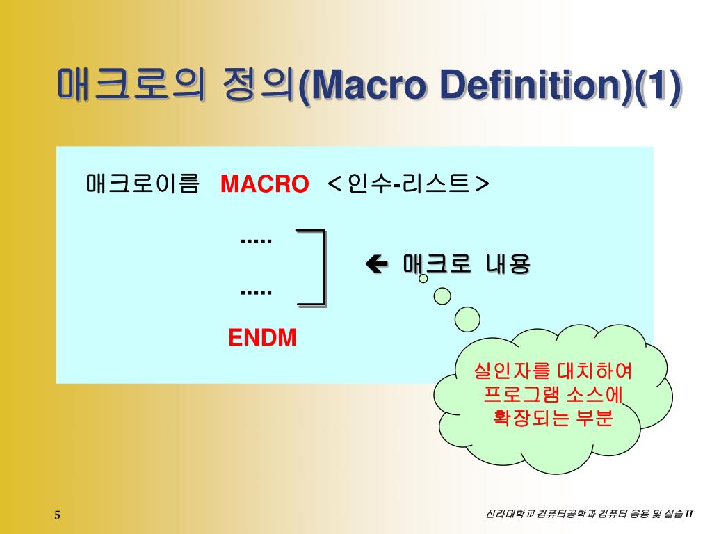 print macro definition