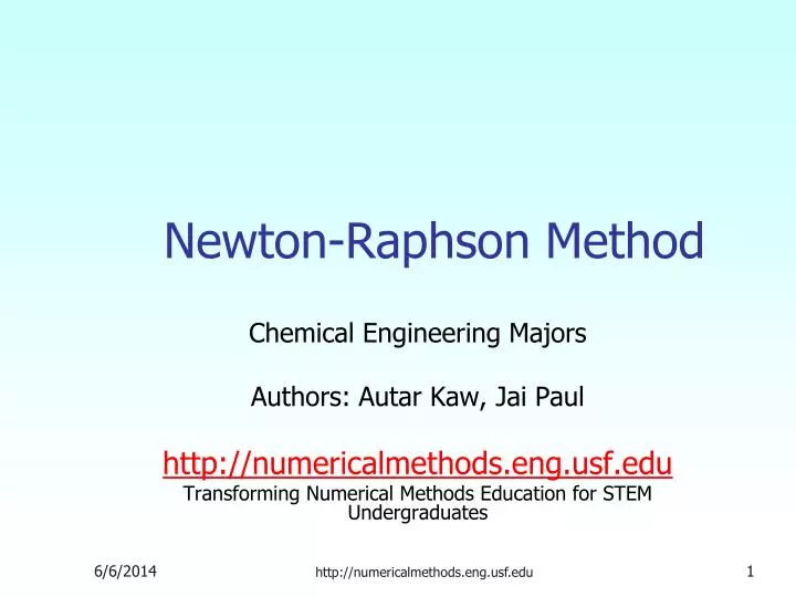 vector newton raphson method vector newton raphson method